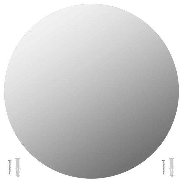 Zidno ogledalo 50 cm okruglo stakleno - Φ 50 cm 1 bez LED svjetala Φ 50 cm
