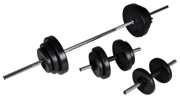 Klupa za dizanje utega sa stalkom i setom utega 30 5 kg - 30.5 kg 30.5 kg