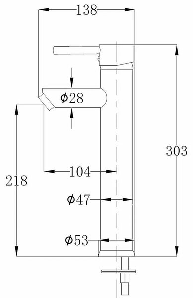 Lavabo - Umivaonik s miješalicom keramički ovalni bijeli - 630 x 420 x 120 mm 630 x 420 x 120 mm