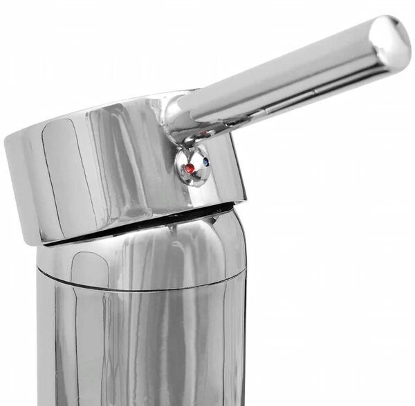 Lavabo - Umivaonik s miješalicom keramički ovalni bijeli - 630 x 420 x 120 mm 630 x 420 x 120 mm