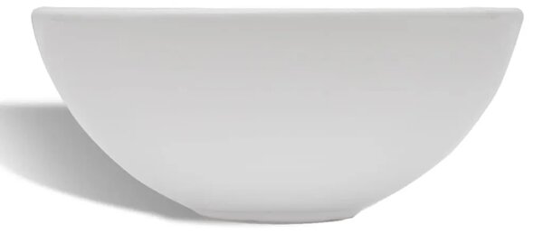 Lavabo - Umivaonik s miješalicom keramički okrugli bijeli - 325 x 140 mm 325 x 140 mm