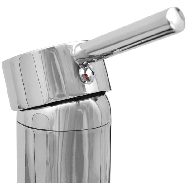 Lavabo - Umivaonik s miješalicom keramički okrugli bijeli - 325 x 140 mm 325 x 140 mm