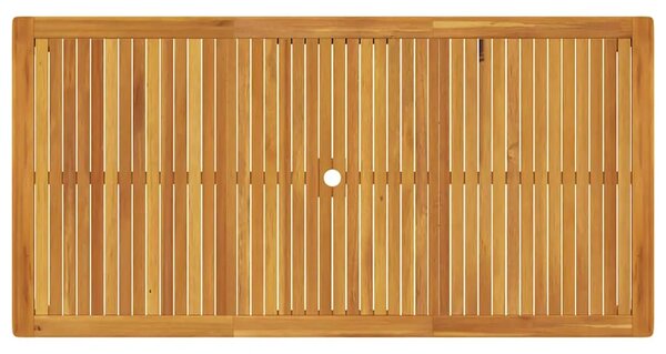 Vrtni stol 200 x 100 x 74 cm od masivnog bagremovog drva - 200 x 100 x 74 cm 1 200 x 100 x 74 cm
