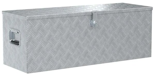 Aluminijska kutija 110 5 x 38 5 x 40 cm srebrna - Srebrno 110.5 x 38.5 x 40 cm 1 1