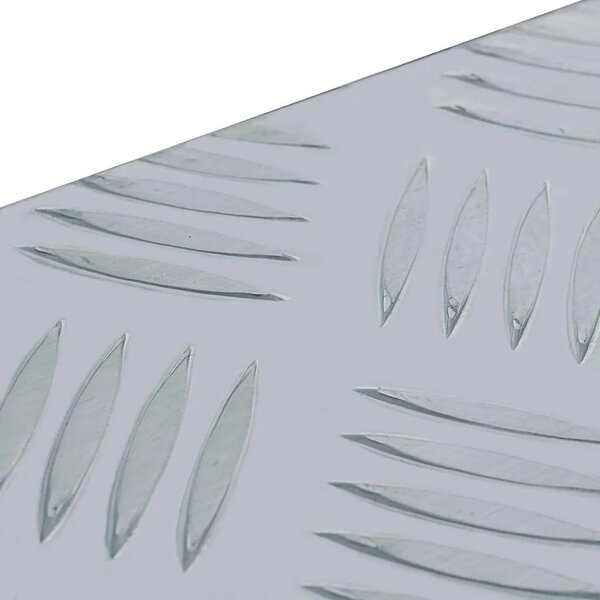 Aluminijska kutija 90 5 x 35 x 40 cm srebrna - Srebrno 90.5 x 35 x 40 cm 1 1