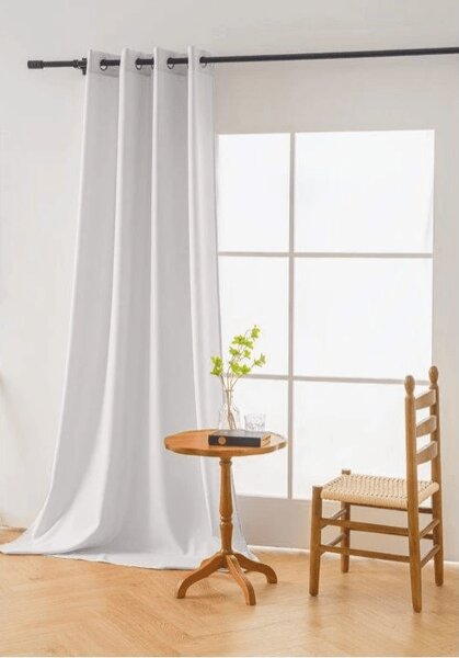 Bijela zavjesa OXFORD 140x270 cm Sistem za vješanje: Traka za nabiranje
