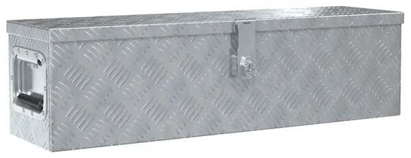Aluminijska kutija 80 5 x 22 x 22 cm srebrna - Srebrno 80.5 x 22 x 22 cm 1 1