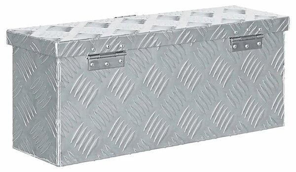 Aluminijska kutija 48 5 x 14 x 20 cm srebrna - Srebrno 48.5 x 14 x 20 cm 1 1