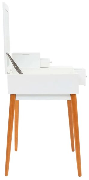 Toaletni stolić s ogledalom od MDF-a 60 x 50 x 86 cm