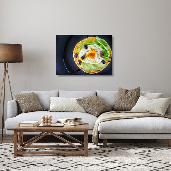 Staklena slika zdrave palačinke (70x50 cm)