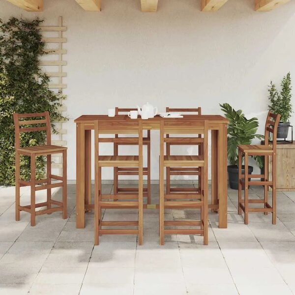 Barski stol od masivnog drva akacije 150 x 70 x 105 cm - 150 x 70 x 105 cm