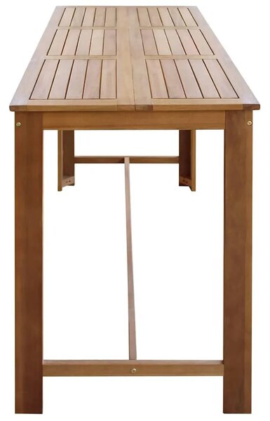 Barski stol od masivnog drva akacije 150 x 70 x 105 cm - 150 x 70 x 105 cm