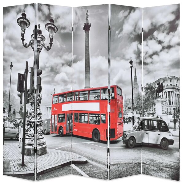 Paravan - Sklopiva sobna pregrada 200 x 170 cm slika londonskog autobusa - 200 x 170 cm 1 1 200 x 170 cm