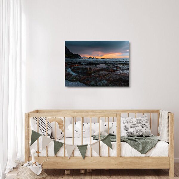 Staklena slika - krajolik na Novom Zelandu (70x50 cm)