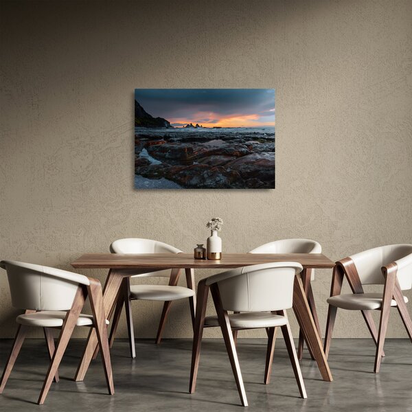 Staklena slika - krajolik na Novom Zelandu (70x50 cm)