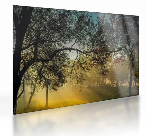 Staklena slika izlaska sunca (70x50 cm)