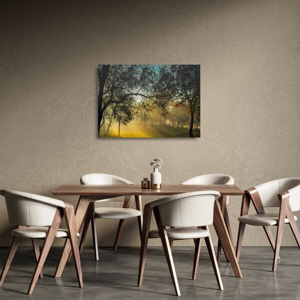 Staklena slika izlaska sunca (70x50 cm)