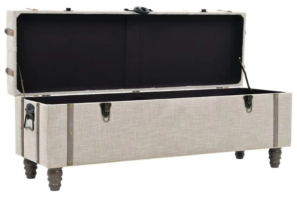 3-dijelni set klupa za pohranu 112x37x45 cm od drva i čelika