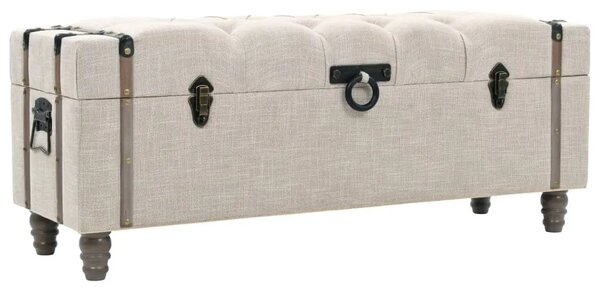 3-dijelni set klupa za pohranu 112x37x45 cm od drva i čelika
