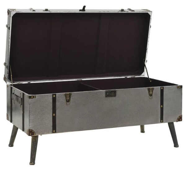 Stol za kavu od MDF-a i aluminija 102 x 51 x 47 5 cm