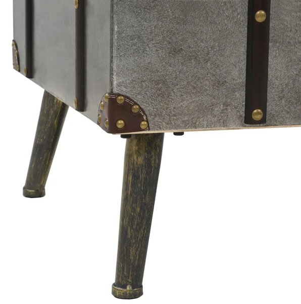 Stol za kavu od MDF-a i aluminija 102 x 51 x 47 5 cm