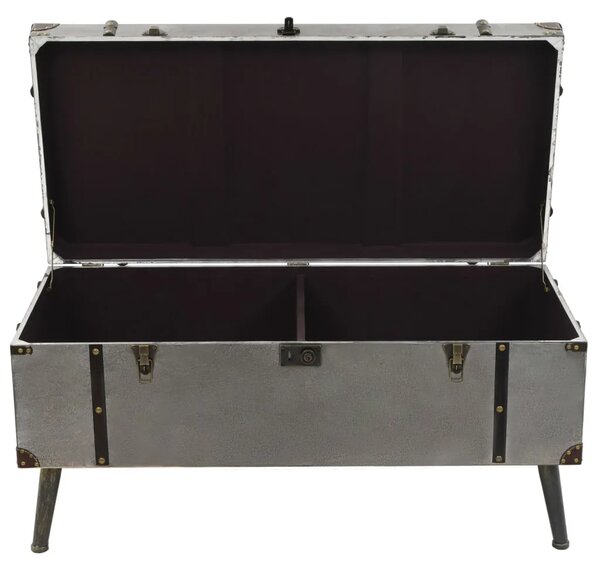 Stol za kavu od MDF-a i aluminija 102 x 51 x 47 5 cm