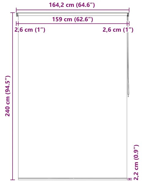 Zavjesa za tuš - Roleta za tuš 160 x 240 cm s natpisom Splash - 160 x 240 cm Prskano 160 x 240 cm Prskano