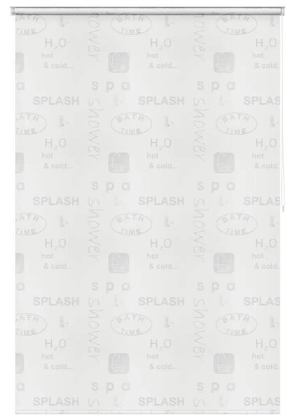 Zavjesa za tuš - Roleta za tuš 160 x 240 cm s natpisom Splash - 160 x 240 cm Prskano 160 x 240 cm Prskano