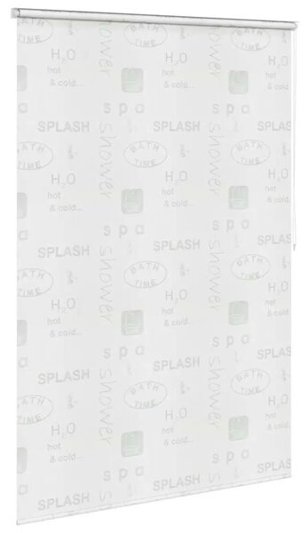 Zavjesa za tuš - Roleta za tuš 160 x 240 cm s natpisom Splash - 160 x 240 cm Prskano 160 x 240 cm Prskano
