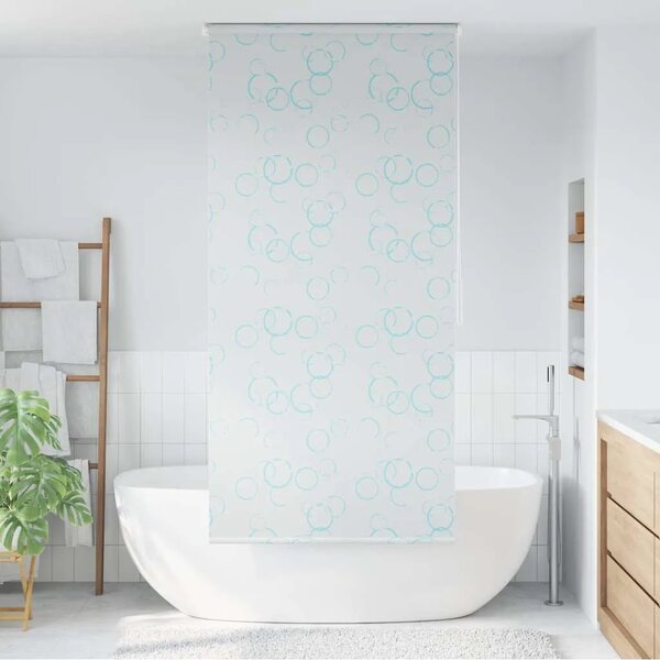 Zavjesa za tuš - Roleta za tuš 80 x 240 cm s uzorkom mjehurića - 80 x 240 cm Mjehurić 80 x 240 cm Mjehurić