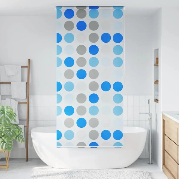 Rolo zastor za tuš 80 x 240 cm s uzorkom krugova - 80 x 240 cm Krug 80 x 240 cm Krug
