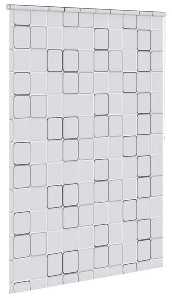 Zavjesa za tuš - Roleta za tuš 140 x 240 cm s uzorkom kvadrata - 140 x 240 cm Četvrtasto 140 x 240 cm Četvrtasto