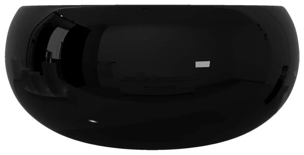Keramički okrugli Lavabo - Umivaonik 40 x 15 cm crni - Crna Crna