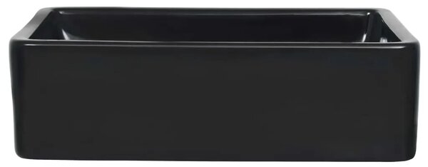 Keramički kvadratni Lavabo - Umivaonik 41 x 30 x 12 cm crni - Crna Crna