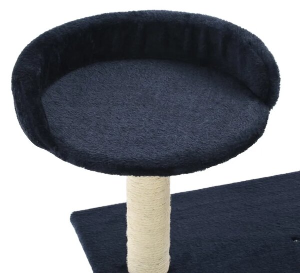 Penjalica za mačke - Kuća za mačke - Grebalica sa stupovima za grebanje 95 cm tamnoplava - Tamno plava 95 cm Tamno plava
