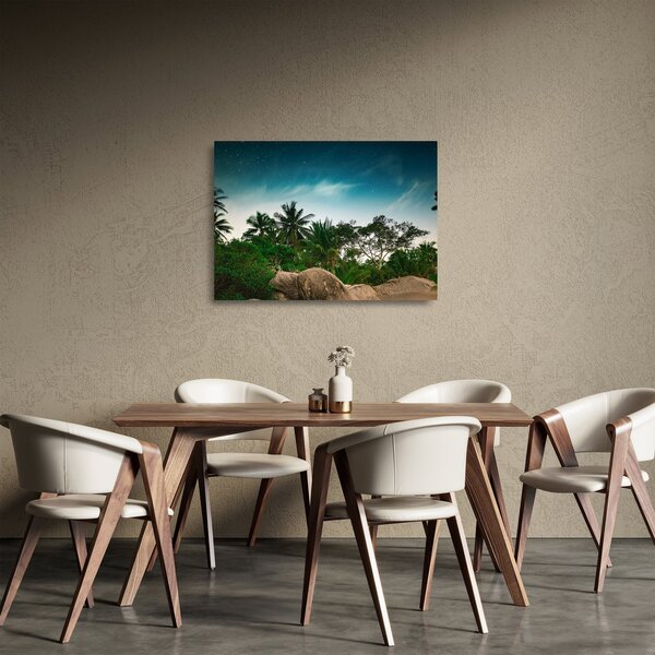 Staklena slika - palme (70x50 cm)