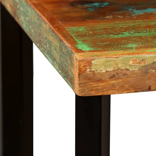 Barski stol od masivnog obnovljenog drva 60x60x107 cm - Smeđa 60 x 60 x 107 cm 1 Smeđa