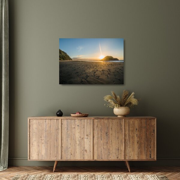 Staklena slika plaže (70x50 cm)