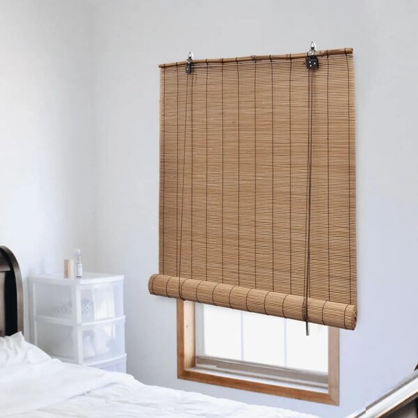 Roleta od bambusa 150 x 160 cm smeđa - Smeđa 150 x 160 cm Smeđa 150 x 160 cm