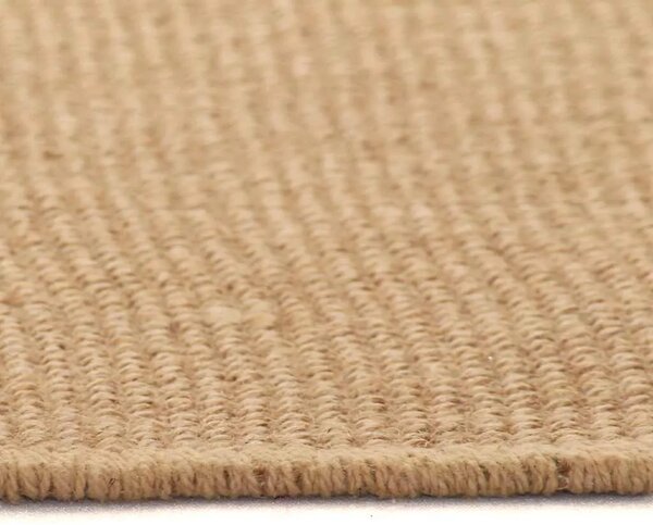 Ukrasni tepih od jute s podlogom od lateksa 160x230 cm prirodni - Svjetlosmeđa 160 x 230 cm Svjetlosmeđa 160 x 230 cm