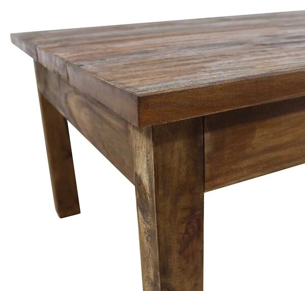 Stolić za kavu od masivnog drva mahagonija 96 x 73 x 45 cm