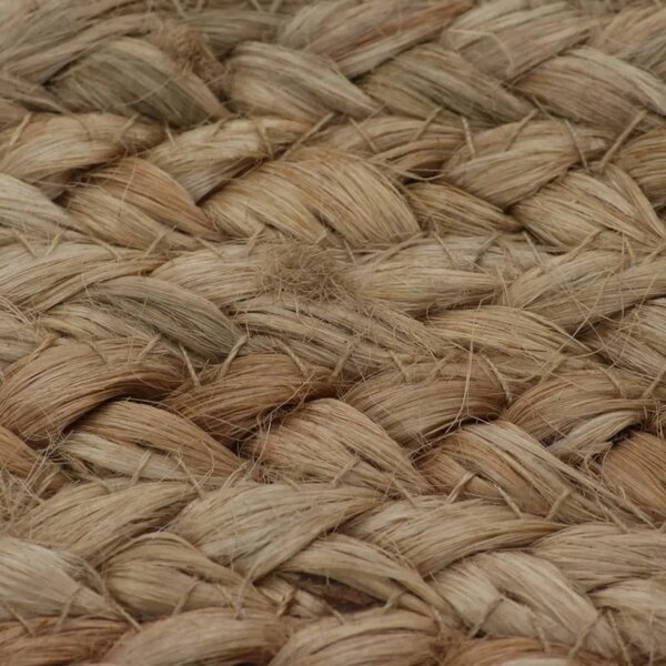 Ukrasni pleteni tepih od jute 90 cm okrugli - 90 cm obično 90 cm obično