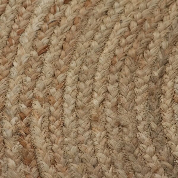 Ukrasni pleteni tepih od jute 90 cm okrugli - 90 cm obično 90 cm obično