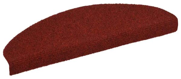 Samoljepljivi Otirač za Stepenice 15 kom Igličasti 65x21x4 cm Crveni - Bordo crvena 65 x 21 x 4 cm 15 Bordo crvena