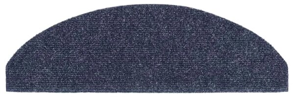 Prostirke za stepenice samoljepljive 15 kom 65x21x4 cm plave poluokrugle velike - Plava 65 x 21 x 4 cm 15 Plava