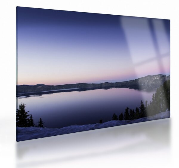 Staklena slika jezera (70x50 cm)