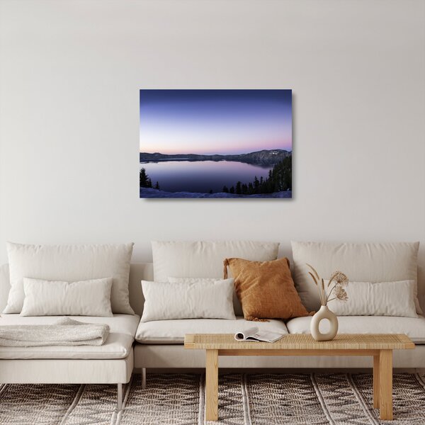 Staklena slika jezera (70x50 cm)