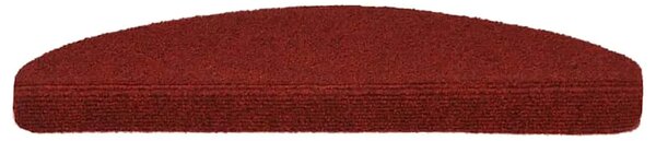 Samoljepljivi Otirač za Stepenice 15 kom Igličasti 65x21x4 cm Crveni - Bordo crvena 65 x 21 x 4 cm 15 Bordo crvena