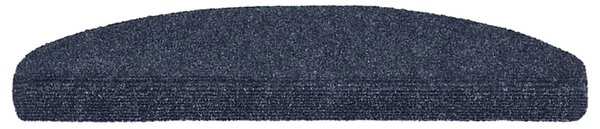 Prostirke za stepenice samoljepljive 15 kom 65x21x4 cm plave poluokrugle velike - Plava 65 x 21 x 4 cm 15 Plava