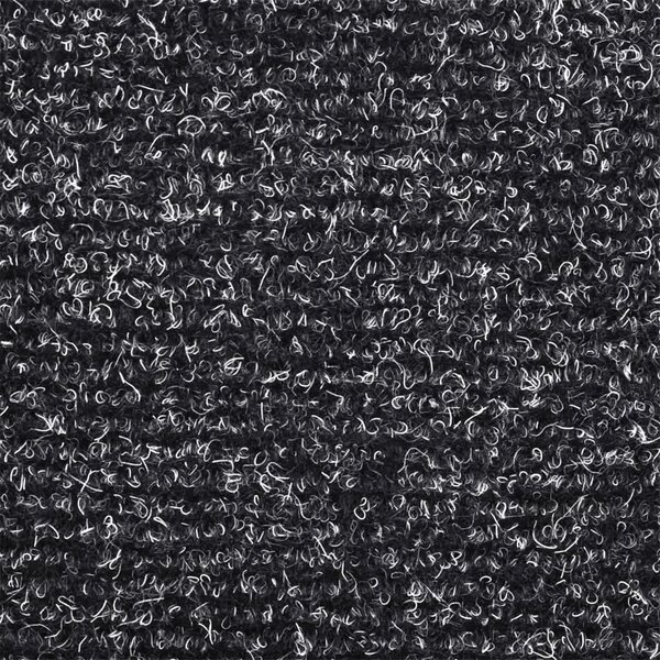 Prostirke za stepenice samoljepljive 15 kom 56x17x3 cm tamno sive poluokrugle - Tamno siva 56 x 17 x 3 cm 15 Tamno siva